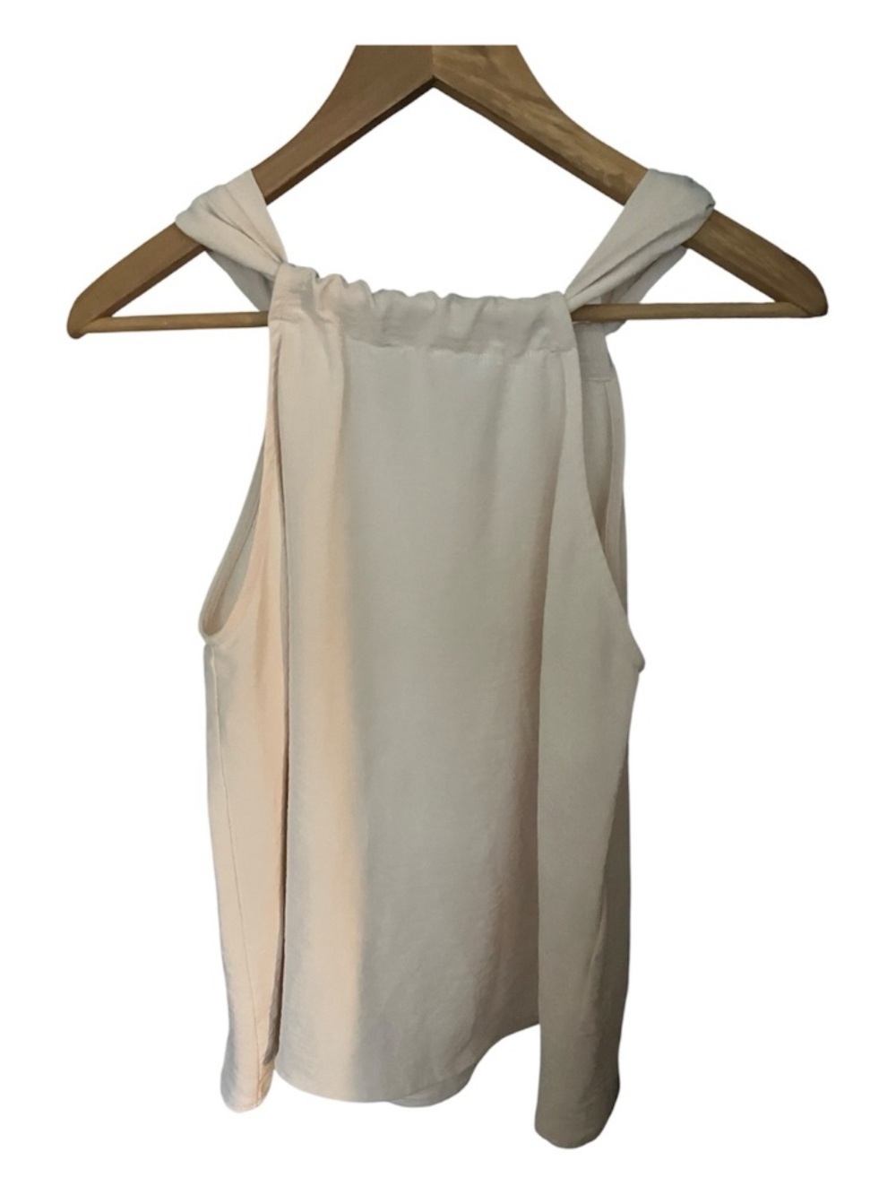 C&A Halter Neck Cream Sleeveless Top size Small